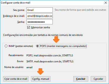 Email Thunderbird 4 - POP Email Thunderbird 4 - POP